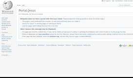 
							         Portal:Jesus - Wikipedia								  
							    