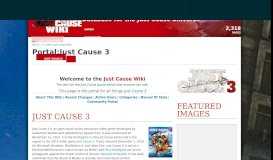
							         Portal:Just Cause 3 | Just Cause Wiki | FANDOM powered by Wikia								  
							    