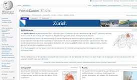 
							         Portal:Kanton Zürich – Wikipedia								  
							    