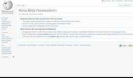 
							         Portal:Kelly Clarkson/Intro - Wikipedia								  
							    