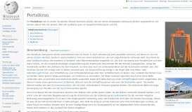 
							         Portalkran – Wikipedia								  
							    