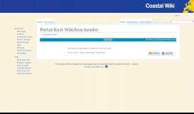 
							         Portal:Kust Wiki/box-header - Coastal Wiki								  
							    