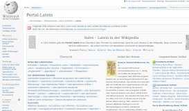 
							         Portal:Latein – Wikipedia								  
							    
