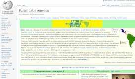 
							         Portal:Latin America - Wikipedia								  
							    