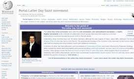 
							         Portal:Latter Day Saints - Wikipedia								  
							    