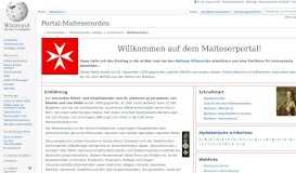 
							         Portal:Malteserorden – Wikipedia								  
							    