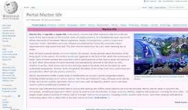 
							         Portal:Marine life - Wikipedia								  
							    
