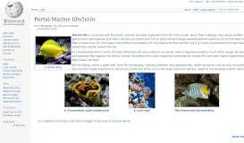 
							         Portal:Marine life/Intro - Wikipedia								  
							    