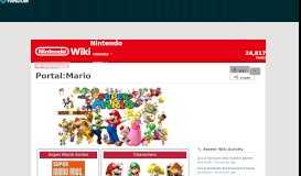 
							         Portal:Mario | Nintendo | FANDOM powered by Wikia - Nintendo Wiki								  
							    
