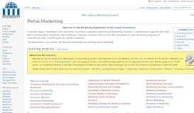 
							         Portal:Marketing - Wikiversity								  
							    