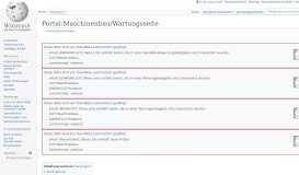 
							         Portal:Maschinenbau/Wartungsseite – Wikipedia								  
							    