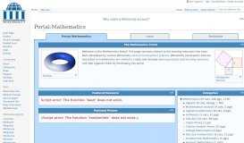 
							         Portal:Mathematics - Wikiversity								  
							    