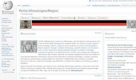
							         Portal:Memmingen/Region – Wikipedia								  
							    
