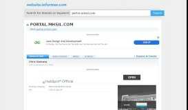 
							         portal.mhsil.com at WI. Netscaler Gateway - Website Informer								  
							    