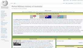 
							         Portal:Military history of Australia - Wikipedia								  
							    
