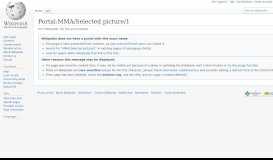 
							         Portal:MMA/Selected picture/1 - Wikipedia								  
							    