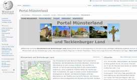 
							         Portal:Münsterland – Wikipedia								  
							    