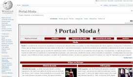 
							         Portal:Moda – Wikipédia, a enciclopédia livre								  
							    