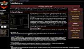 
							         Portal:Multiplayer - FreeSpace Wiki								  
							    