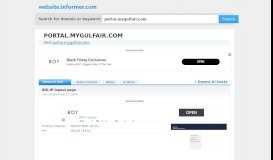 
							         portal.mygulfair.com at WI. BIG-IP logout page - Website Informer								  
							    