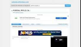 
							         portal.myld.ca at WI. Netscaler Gateway - Website Informer								  
							    