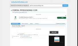 
							         portal.myrounding.com at WI. MyRounding - Sign In - Website Informer								  
							    