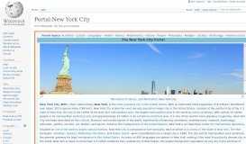 
							         Portal:New York City - Wikipedia - NYC								  
							    