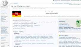 
							         Portal:Niedersachsen – Wikipedia								  
							    