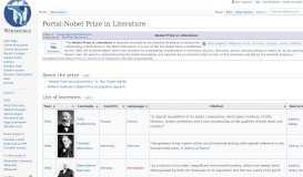 
							         Portal:Nobel Prize in Literature - Wikisource								  
							    