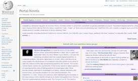 
							         Portal:Novels - Wikipedia								  
							    