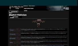 
							         Portal:Oblivion | Elder Scrolls | FANDOM powered by Wikia								  
							    