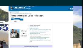
							         Portal:Official Lost Podcast | Lostpedia | FANDOM powered by Wikia								  
							    