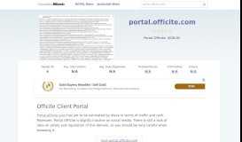 
							         Portal.officite.com website. Officite Client Portal.								  
							    
