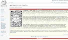 
							         Portal:Organized Labour - Wikipedia								  
							    