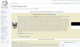 
							         Portal:Ostpreußen – Wikipedia								  
							    