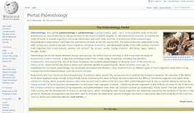 
							         Portal:Paleontology - Wikipedia								  
							    