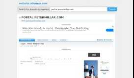 
							         portal.petermillar.com at WI. Login – Peter Millar Portal								  
							    