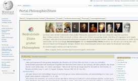 
							         Portal:Philosophie/Zitate – Wikipedia								  
							    