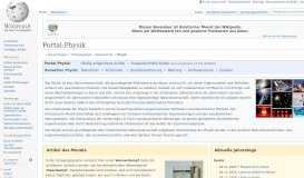 
							         Portal:Physik – Wikipedia								  
							    