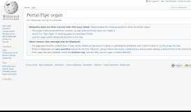 
							         Portal:Pipe organ - Wikipedia								  
							    