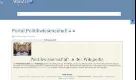 
							         Portal:Politikwissenschaft - WikiZero								  
							    