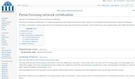 
							         Portal:Pursuing network certification - Wikiversity								  
							    