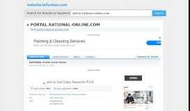 
							         portal.rational-online.com at WI. RATIONAL Portal (Live) Home								  
							    