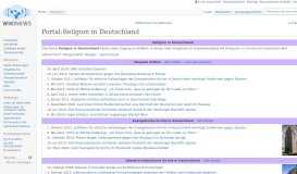
							         Portal:Religion in Deutschland – Wikinews, die freie ...								  
							    