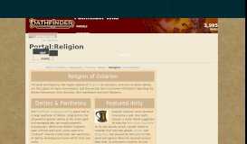 
							         Portal:Religion | Pathfinder Wiki | FANDOM powered by Wikia								  
							    