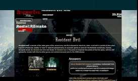 
							         Portal:REmake | Resident Evil Wiki | FANDOM powered by Wikia								  
							    