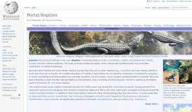 
							         Portal:Reptiles - Wikipedia								  
							    
