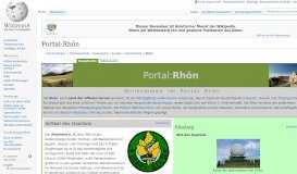 
							         Portal:Rhön – Wikipedia								  
							    