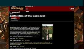 
							         Portal:Rise of the Godslayer | AoCWiki | FANDOM powered by Wikia								  
							    