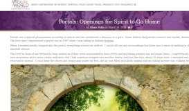 
							         Portals and crossing spirits over into the light by ... - We Blog The World								  
							    
